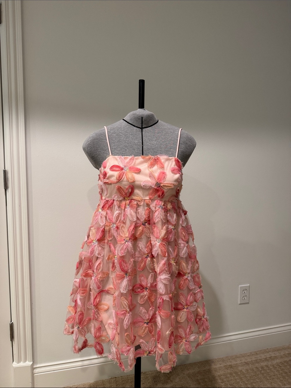 Storia Pink Floral Babydoll Dress